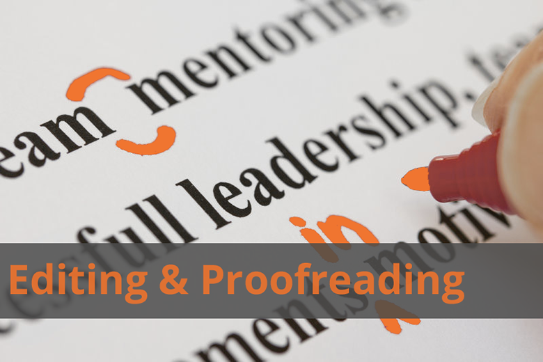 Editing and proofreading service